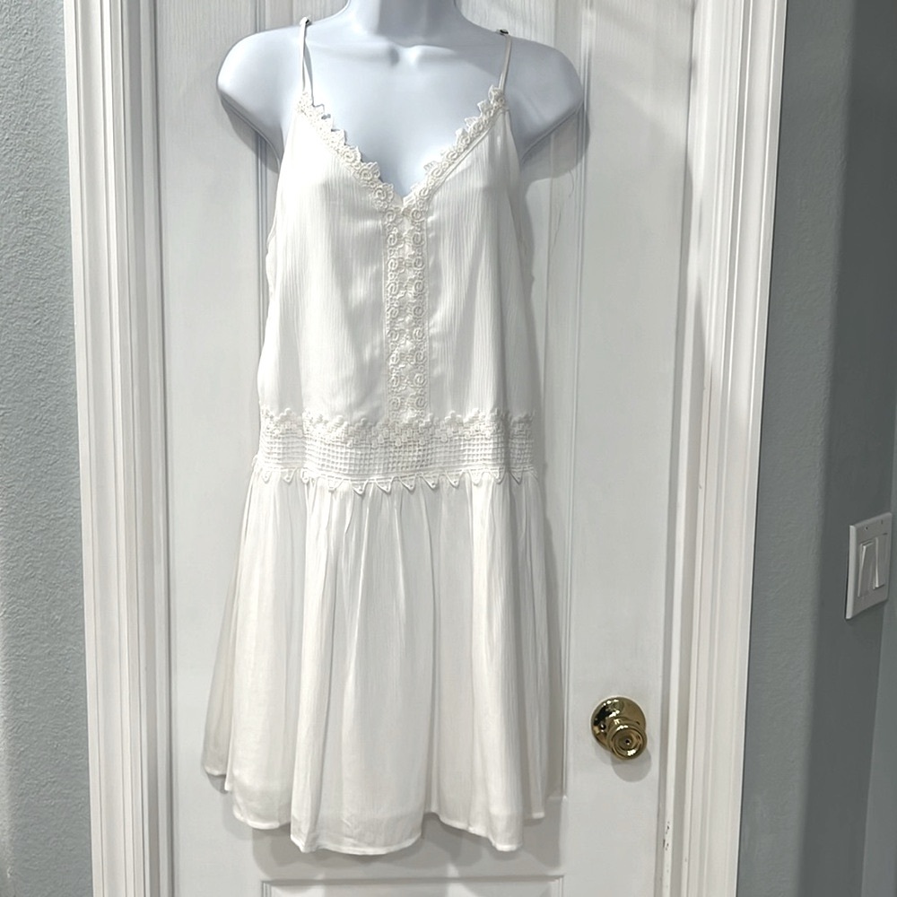 Women's White Lauren Conrad Sundress Size Small